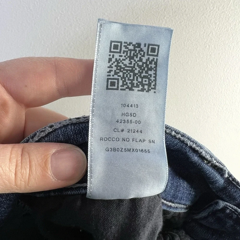 True Religion‎ Mens Sz 34 (36x33) Rocco Denim Jeans Relaxed Skinny Biker Casual